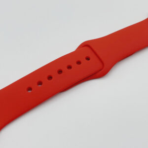 Pulsera de silicona ROJO para Smartwatch iw9