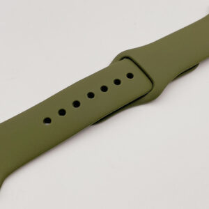 Pulsera de silicona VERDE MATE para Smartwatch iw9