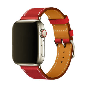 Correa HERMES ECO ROJO para Smartwatch novena generación