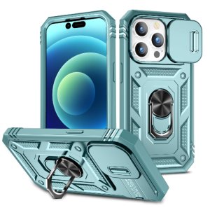 NEO carcasa heavy duty para iPhone 14 color turquesa
