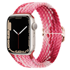 Correa de Nylon PINK Trenzado para Smart Watch 9 gen